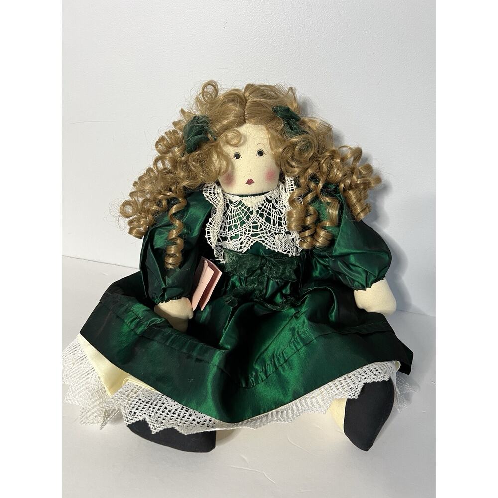 Vintage Marilyn' Memories Handmade Soft Cloth Victorian Stuffed Pillow Rag Doll